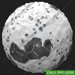 PBR ground snow stone texture 0001